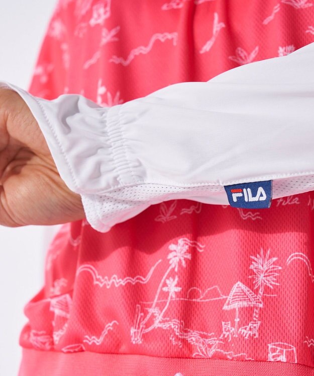 FILA GOLF／marie claire 【FILA GOLF】アームカバー ホワイト