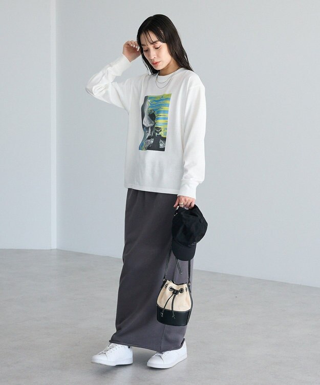 CRAFT STANDARD BOUTIQUE アートライクプリントロンTee Off White