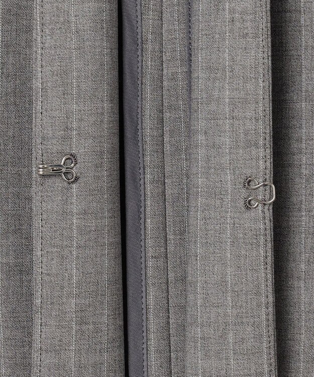 J.PRESS LADIES 【セットアップ対応】BAHARIYE2 ノーカラー ジャケット ライトグレー系1