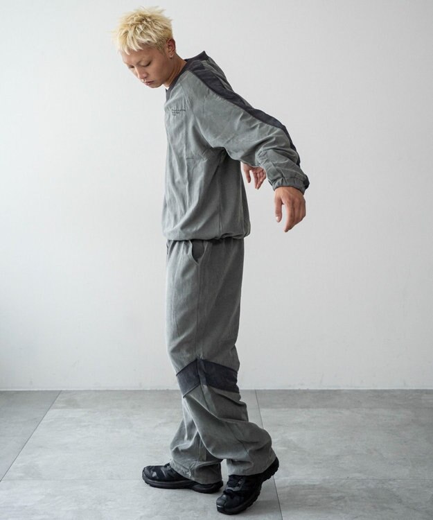 WEGO ミリタリーVネックラインプルオーバー カーキ