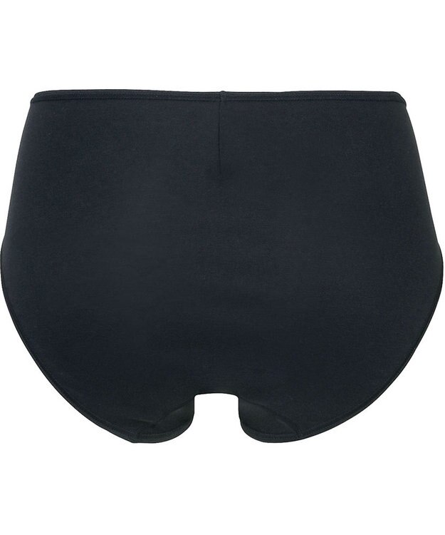 Wing ショーツ 【綿の贅沢オーガニック】 はきこみ丈ふつう EC2100 ウイング／ワコール ブラック