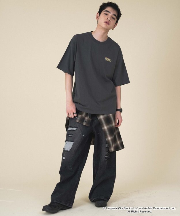 WEGO 【新柄追加/BACK　TO　THE　FUTUR/ユニセックス着用ITEM/SMLサイズ展開】BACK　TO　THE　FUTURE　グラフィックT（S） 柄2