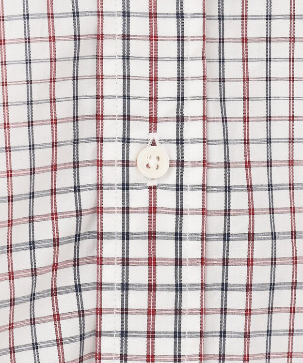 J.PRESS MEN ポプリンマルチチェック ボタンダウンシャツ ワイン系3