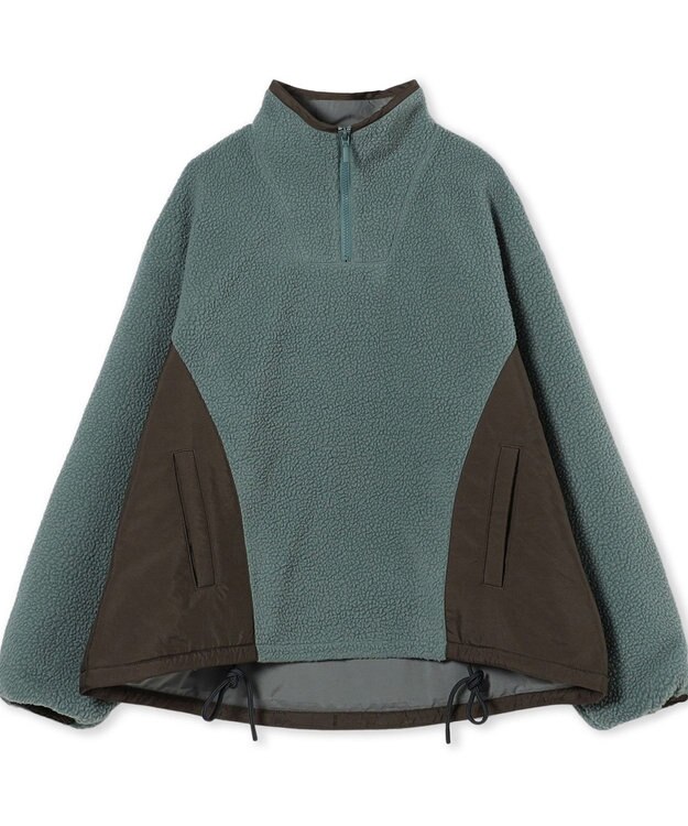Chacott Chacott BALANCE ボアハーフジップジャケット グリーン