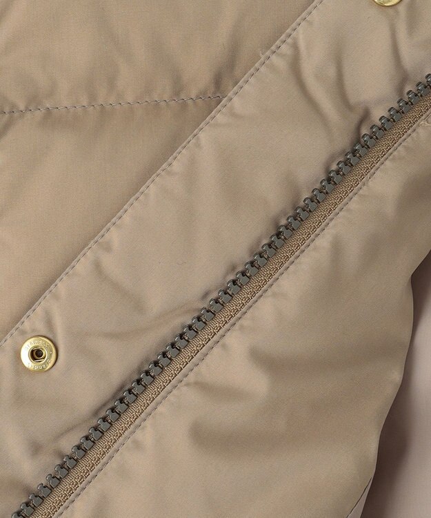 J.PRESS LADIES S ブラッシュドマルチポリ ダウンベスト キャメル系