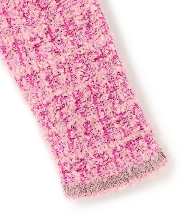 TOCCA 【洗える】THOUSAND WAVE ニットジャケット ピンク系