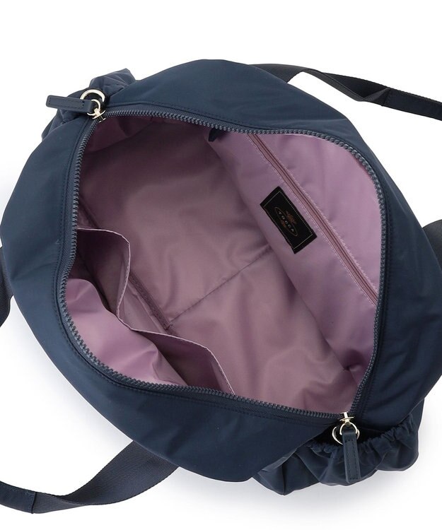 TOCCA 【WEB＆一部店舗限定】【一部カラー撥水・A4サイズ対応】AMIRARE NYLON BOSTON L ボストンバッグ ネイビー系