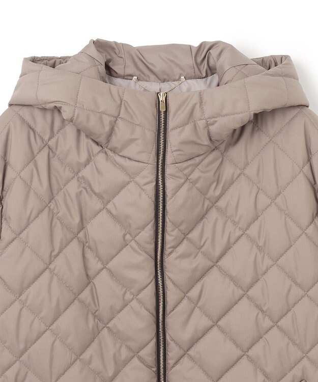 BEIGE， 【WEB限定】EIGER / キルトパーカー Mocha