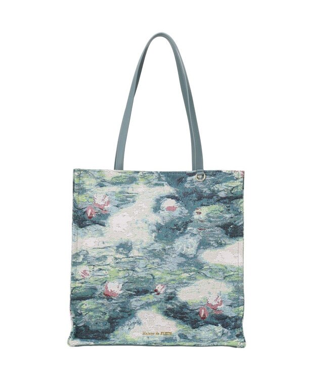 Maison de FLEUR ゴブランスクエアトート Dark Green