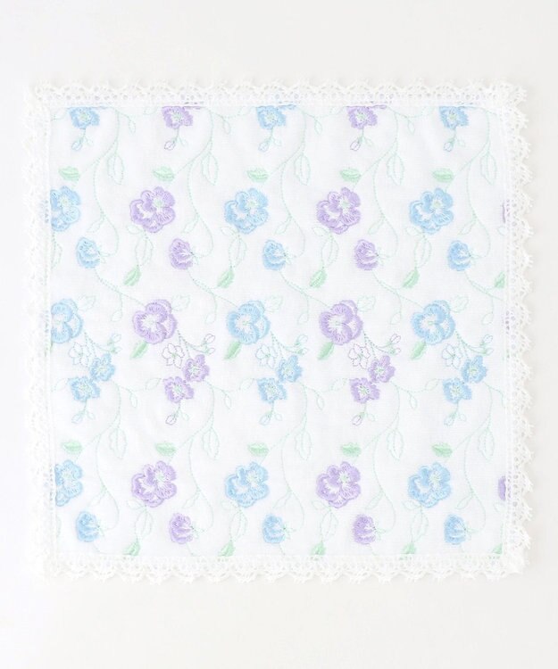 TOCCA VINE FLOWER TOWELCHIEF タオルハンカチ ホワイト系