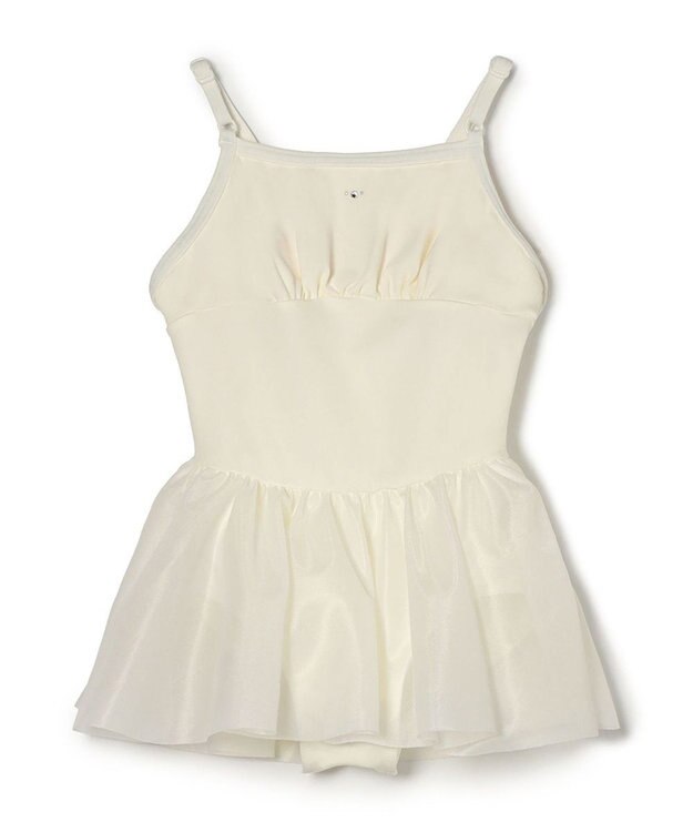 Chacott スカート付レオタード オフホワイト