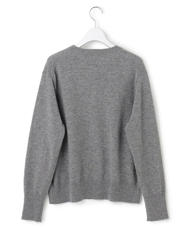 23区 S 【洗える】レターロゴ ニット ライトグレー系