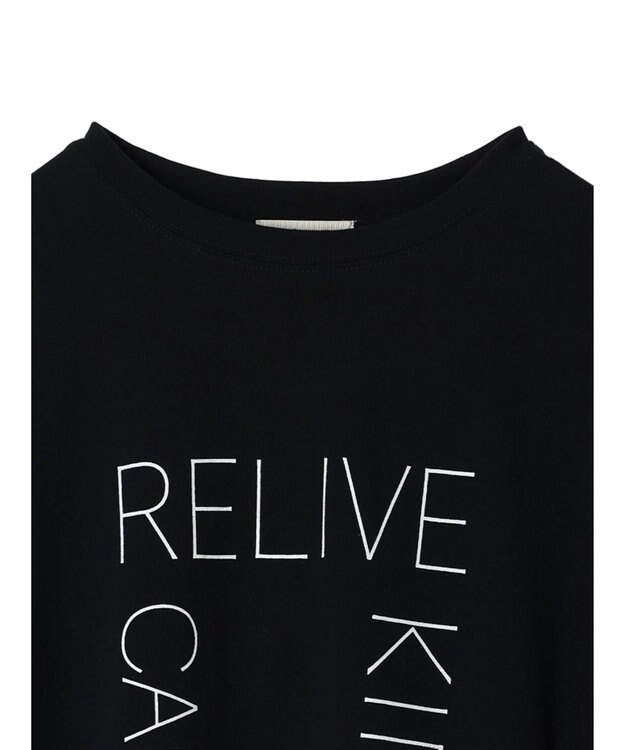 CRAFT STANDARD BOUTIQUE シルケット天竺　スクエアＰＴ　ＢＩＧ　Ｔｅｅ　Ｓ／Ｓ Black