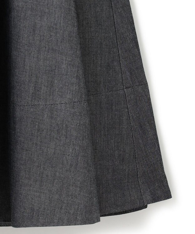 BEIGE， POMEGRANATE / ロングスカート Chambray Black