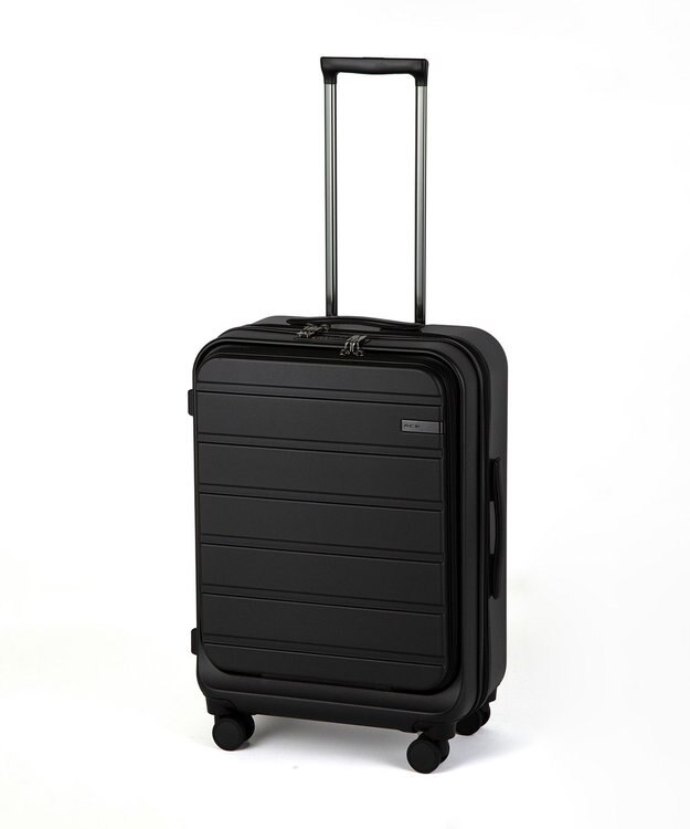 ACE BAGS & LUGGAGE ACE フレットボード フロントオープン スーツケース M 50L 05432 エース ブラック