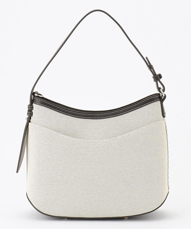 J.PRESS LADIES 【2way】キャンバス ショルダー バッグ ブラック系