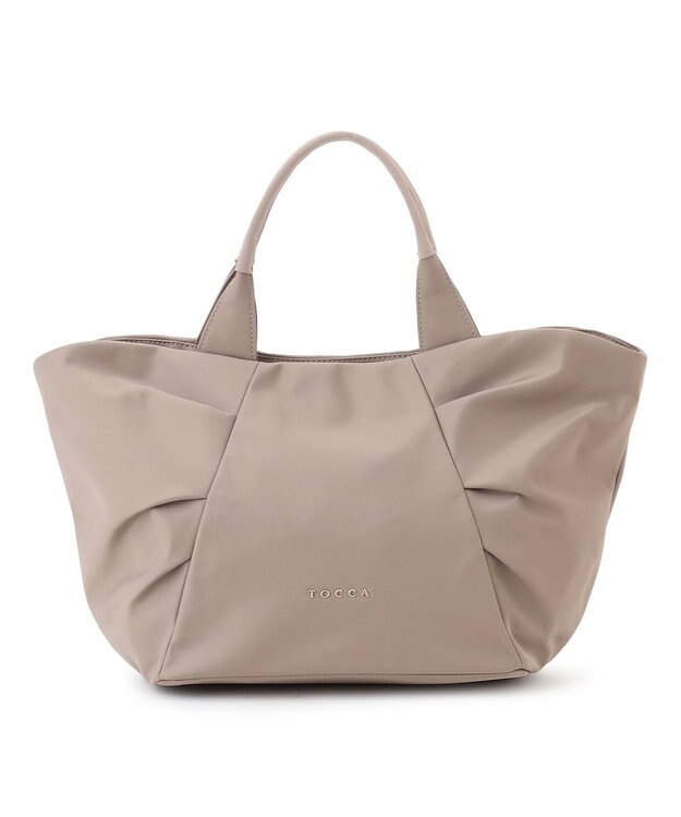 TOCCA 【八木アリサさん着用】RIBBON KNOT NYLONBAG ナイロントートバッグ ベージュ系