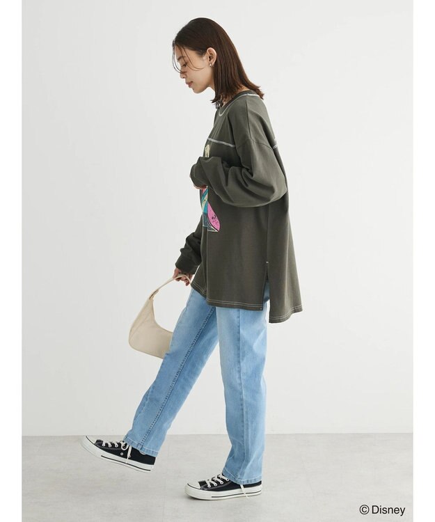 Green Parks Ｄｉｓｎｅｙ／配色ステッチチュニックIII Charcoal Gray