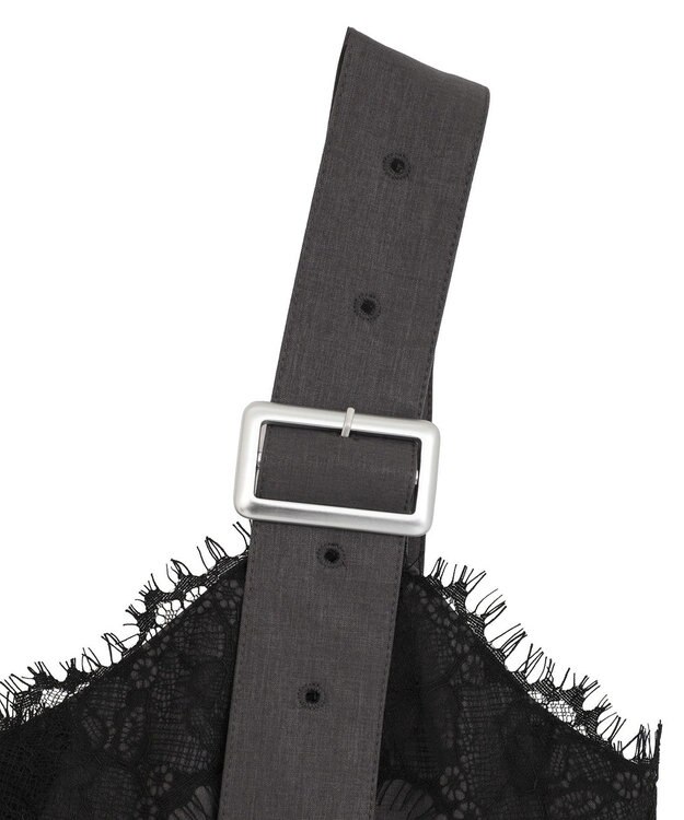 Green Parks ・ＳＵＧＡＲ　ＳＰＯＯＮ　レーストリムオールインワン Charcoal Gray