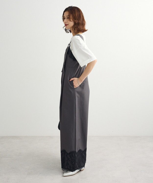 Green Parks ・ＳＵＧＡＲ　ＳＰＯＯＮ　レーストリムオールインワン Charcoal Gray