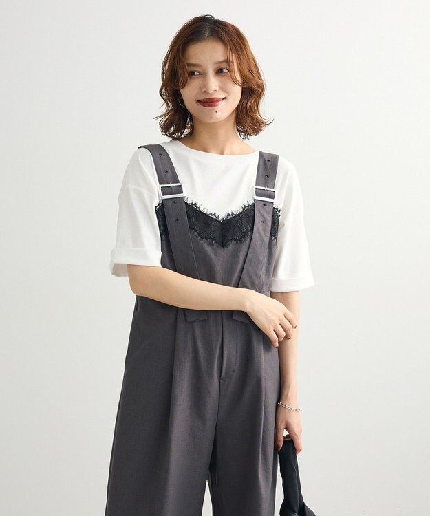 Green Parks ・ＳＵＧＡＲ　ＳＰＯＯＮ　レーストリムオールインワン Charcoal Gray