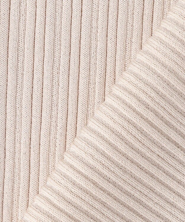 自由区 【カトリエムブーケ】Cotes melangees a la soie ボタンフロントトップス グレー