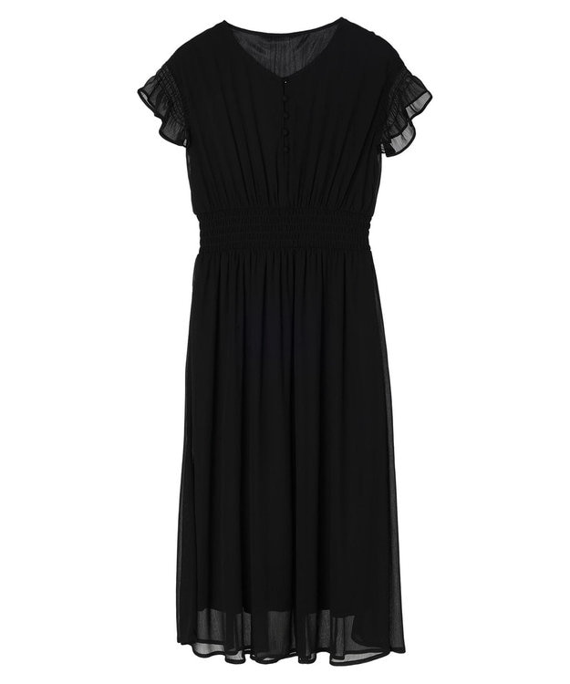 earth music&ecology シャーリングワンピース Black