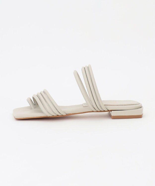BEIGE， 【一部店舗限定】HENRI EN VARGO / IRIS サンダル Ice gray