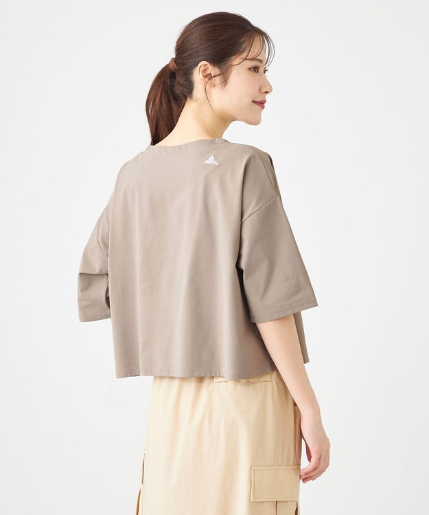 SHARE PARK LADIES 【UVカット・吸水速乾・ストレッチ・軽量 】ロゴショートTシャツ（S・Mサイズ） グレー系