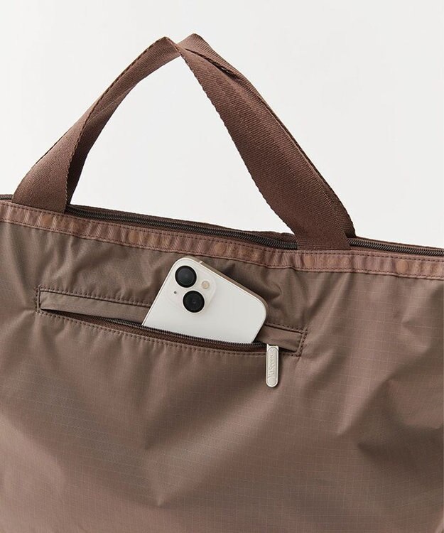 LeSportsac DELUXE ZIPTOP TOTE/ダークチョコレート ダークチョコレート