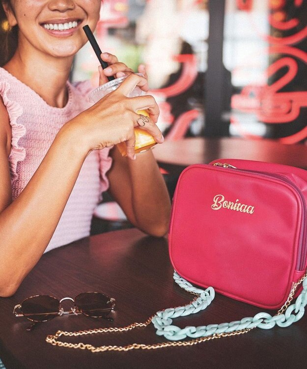 ROOTOTE 6824【簡易保冷】LT.サーモキーパー.コスメトート.ボニータ 03：ピンク