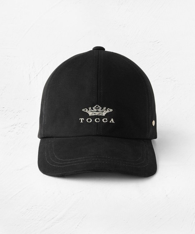 TOCCA 【サイズ調整可・深め】CROWN LOGO CAP キャップ ブラック系