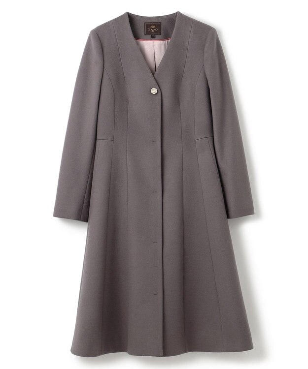 TOCCA 【消臭】PEARL ROCK ロングコート モカ系