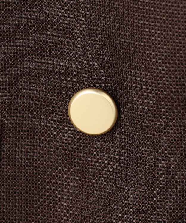 ANY SIS ツイーディカラミ ジャケット ブラウン