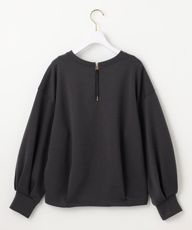 ANY SIS 【洗える・2SET】ダンボール プルオーバー×ギャザー スカート スレート×ブルー