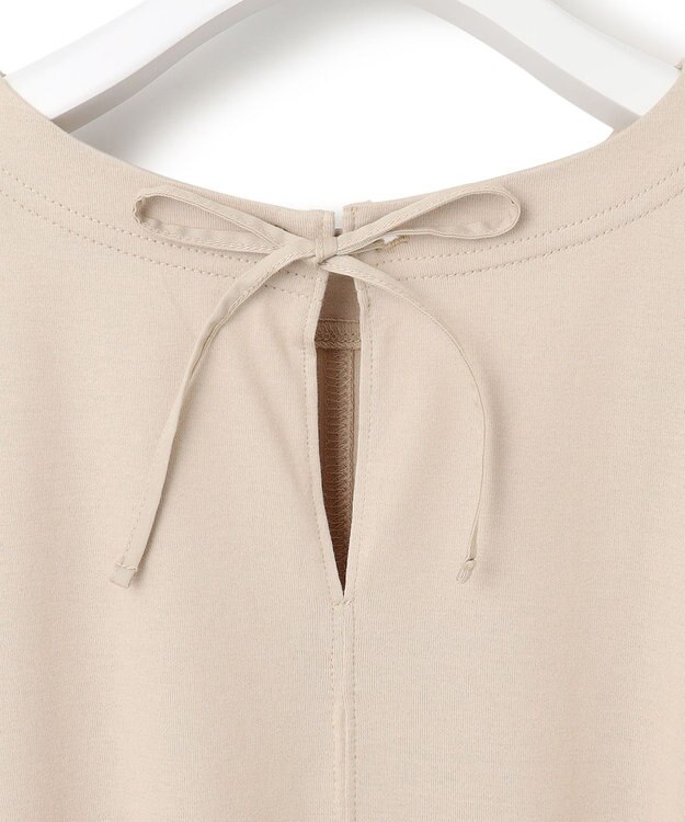 J.PRESS YORK STREET 【WOMEN】【SMOOTH JERSEY】ファブリックスリーブ ワンピース ベージュ系