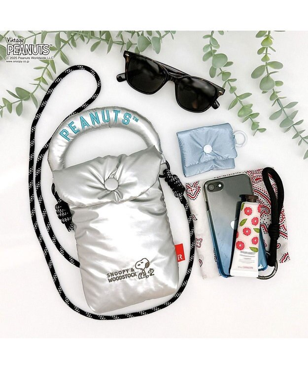 ROOTOTE 8452【スヌーピー】IP.ベビールー.パデット.ピーナッツ-0S 02：シャイニーシルバー