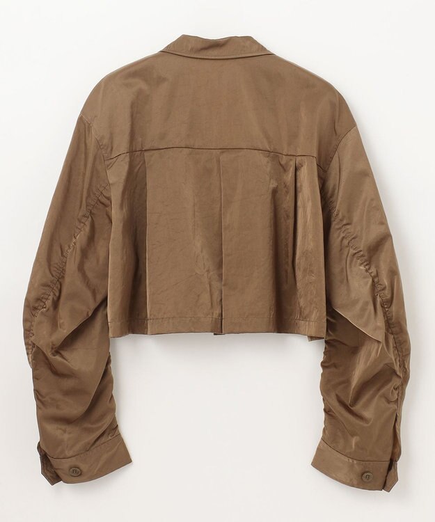 GRACE CONTINENTAL クロップドミリタリージャケット カーキ