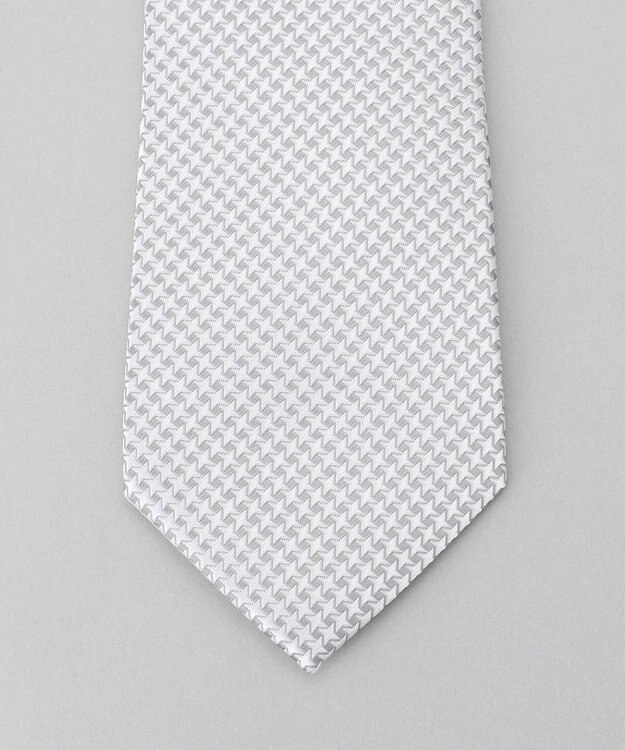 GOTAIRIKU 【WEAR BLACK】フォーマル用_千鳥 ネクタイ ライトグレー系8