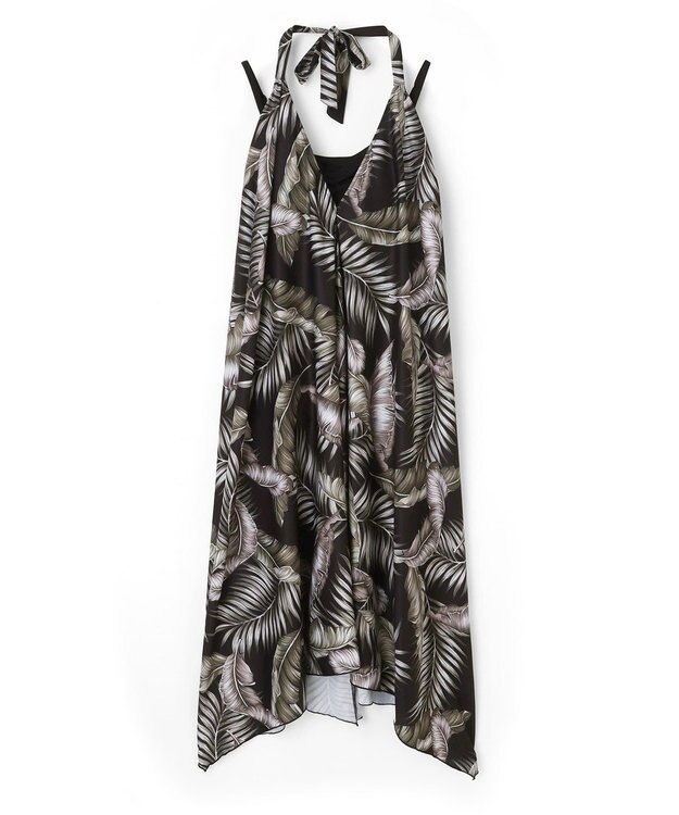 San-ai Resort（三愛水着楽園） WEB限定　ドレスパレオ3点セット【Beach Queen（ビーチクイーン）】 ブラック