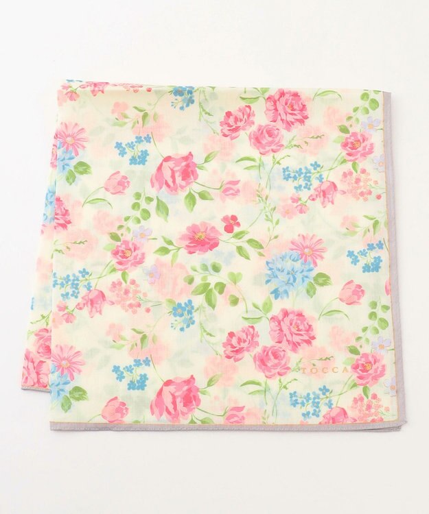 TOCCA BRIGHT FLOWERS HANDKERCHIEF ハンカチ イエロー系