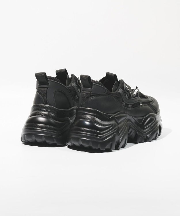 STEVE MADDEN RECOUPE-M-RS 厚底ボリュームスニーカー ブラックブラック
