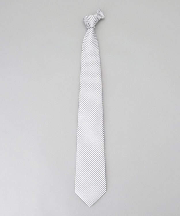 GOTAIRIKU 【WEAR BLACK】フォーマル用_千鳥 ネクタイ ライトグレー系8