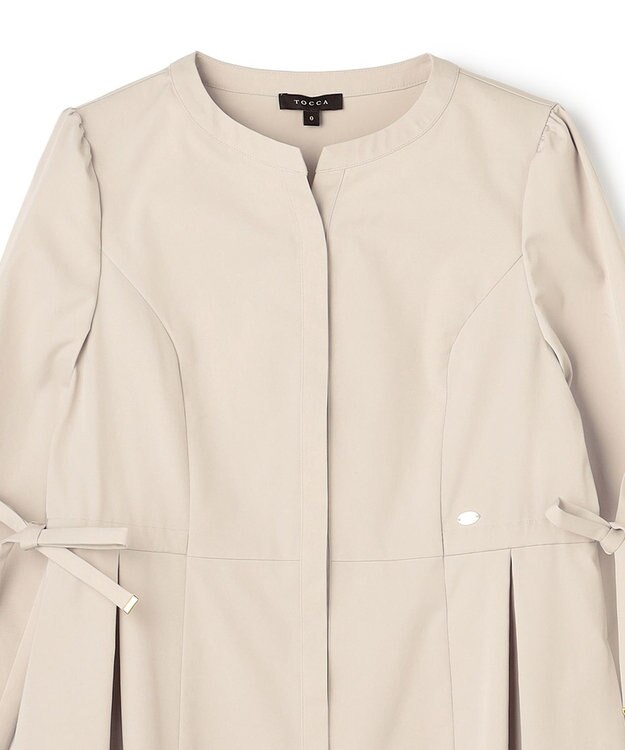 TOCCA ROSE CHEEK 2WAY ドレス＆コート ベージュ系