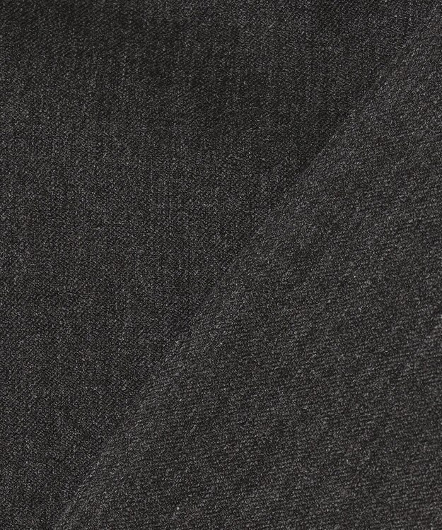 J.PRESS LADIES 【洗える】アルガンシルク ノーカラー ジャケット グレー系