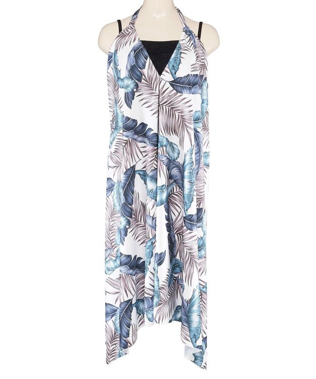 San-ai Resort（三愛水着楽園） WEB限定　ドレスパレオ3点セット【Beach Queen（ビーチクイーン）】 オフホワイトA