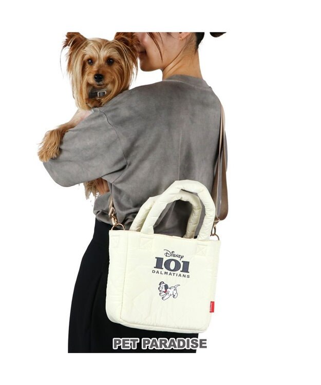 PET PARADISE ディズニー 101匹わんちゃん 撥水 お散歩バッグ ホワイト