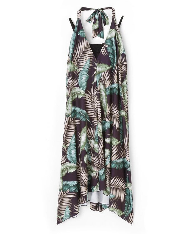 San-ai Resort（三愛水着楽園） WEB限定　ドレスパレオ3点セット【Beach Queen（ビーチクイーン）】 ネイビー