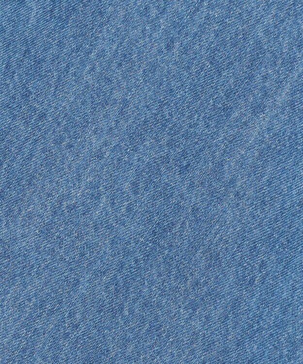 J.PRESS LADIES コットンリネン 7oz デニム セミワイド パンツ ユーズド系