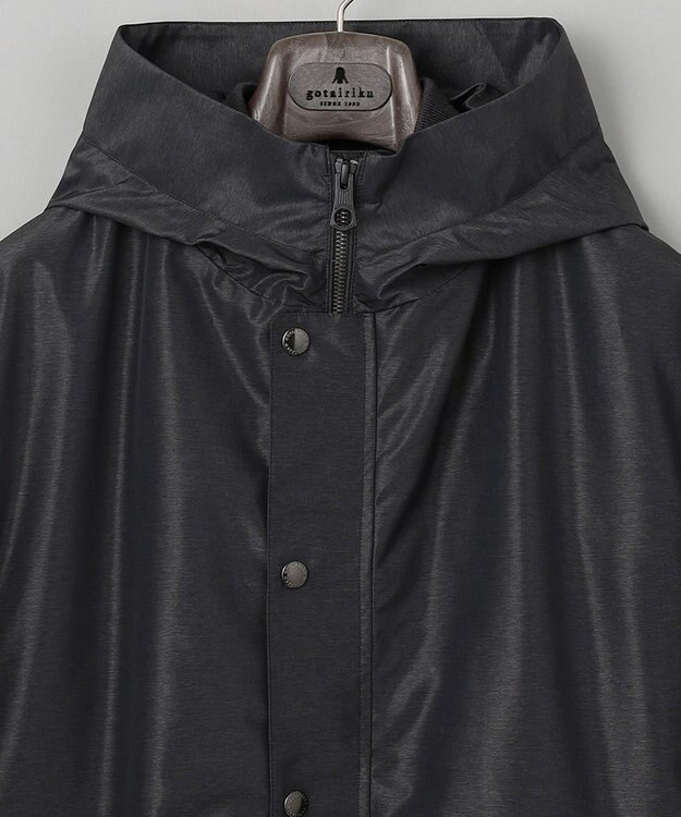 GOTAIRIKU MA-1ダウンブルゾン付【仕事で着用可】ミリタリー 3WAYフーデットパーカー ブラック系8